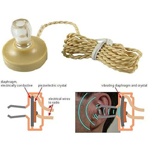 Piezoelectric Earphone High Impedance Ceramic Earpiece