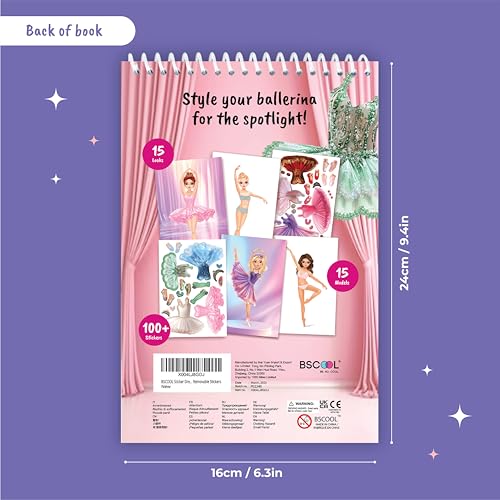 BSCOOL Sticker Dress Up Books - Image 3
