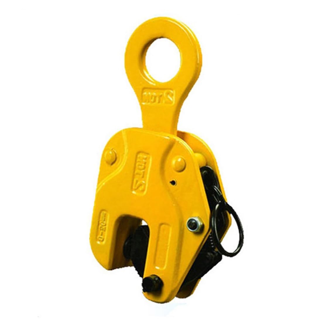 Yushenfu Silver 1/2/3/5 Ton Working Load Vertical Lifting Clamps Forged Lifting Tools, Heavy Duty Anti-Slip Steel Plate Clamp For Sheet Lifting And Transporting(Size:3t)