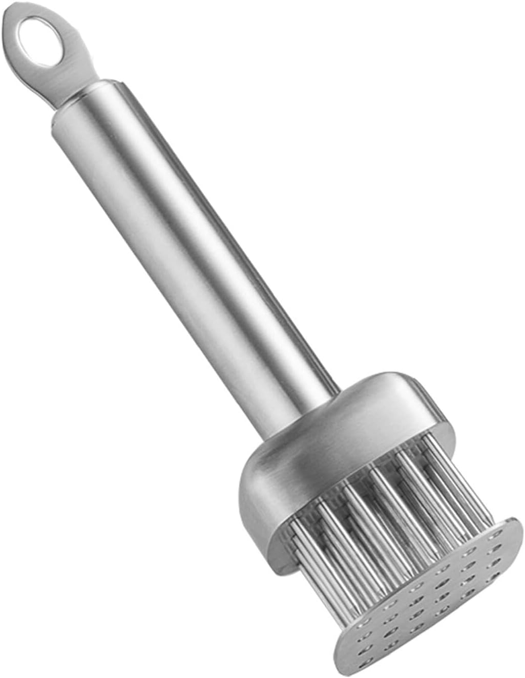 Stainless Steel Meat Tenderizer Tool with Needle Pounding Mallet for Steak and Pork, 304 Food-grade Kitchen Tenderizing Hammer for Home Cooking and Bbq