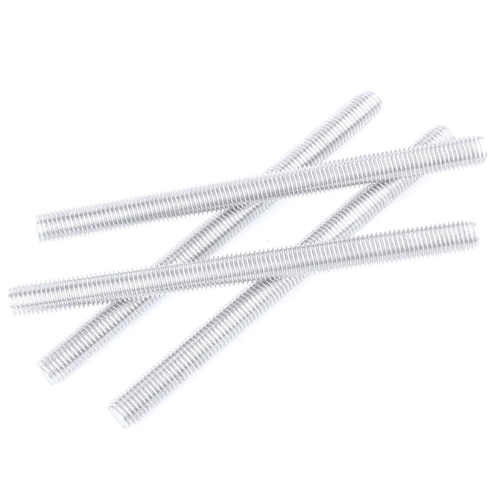 M6 M8 M10 M12 M14 M16 Varillas roscadas de aluminio 6061 Pernos roscados métricos (10,M12 x 200 mm)