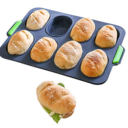 Insuwun Silicone Baking Mold - Cupcake Pan Baking Silicone Molds Food Grade Silicone BPA Free Brioche Pan Pinch