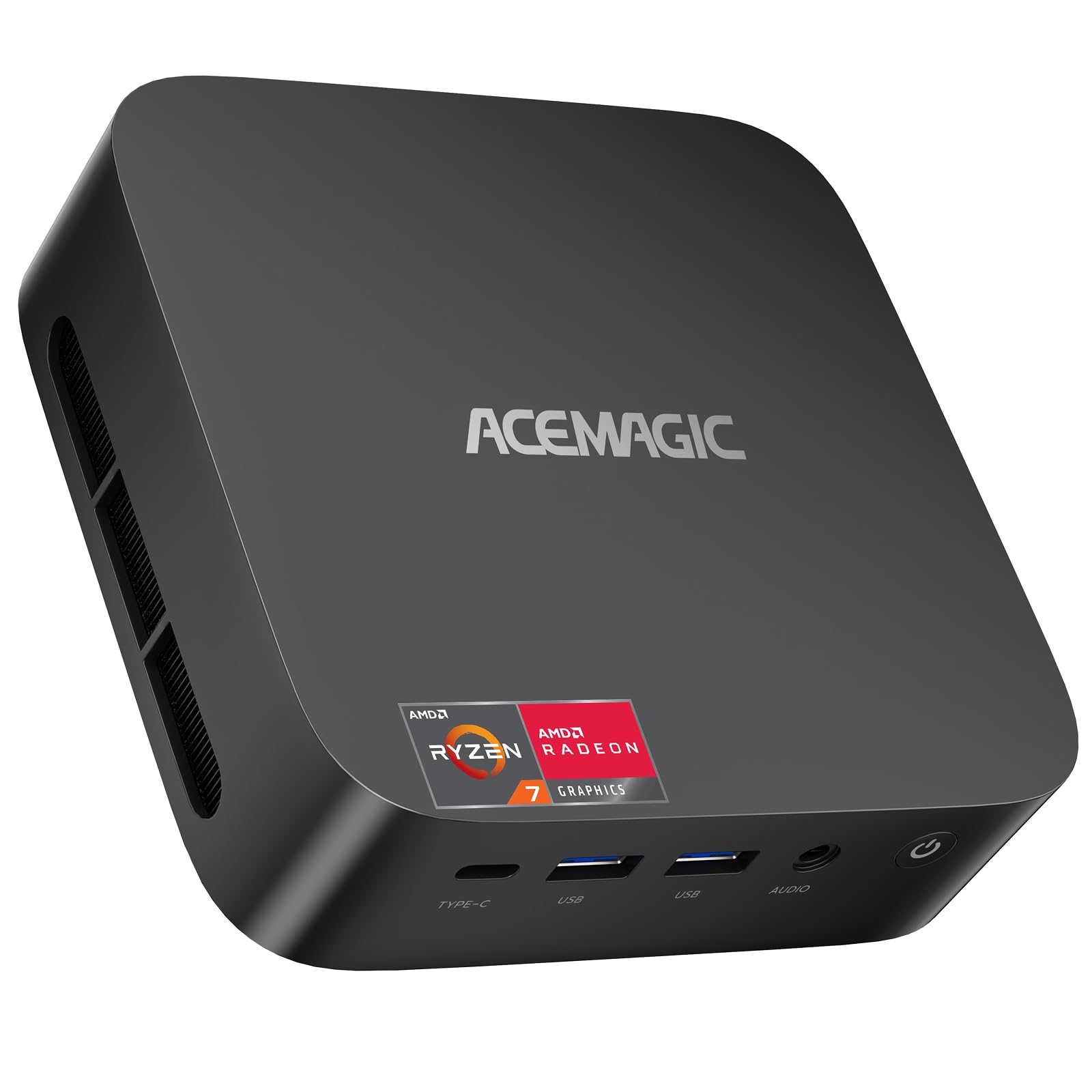 ACEMAGICIAN Kron Mini K1 Mini PC Gaming, AMD Ryzen 7 5700U, 16GB DDR4 512GB SSD Mini PC Ordenadores Micro PC de escritorio 4K Triple pantalla WiFi6 BT5.2