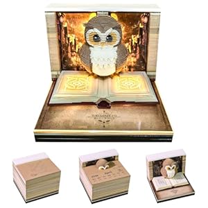 Szhhrxi 3D Calendario Escritorio, Creative Notas de Bricolaje,