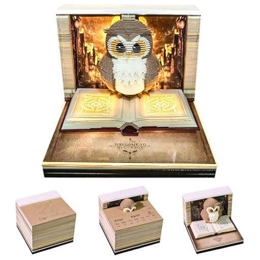 Szhhrxi 2026 3D Calendario Escritorio, Creative Notas de Bricolaje, Bloc Notas 3D con Luz, Calendario Semanal 3D Bloc Notas, Tear Off Calendario de Mesa, Escultura de Papel Creativa (Búho) | Ya disponible en tu tienda friki favorita! En mundofriki.es! Szhhrxi 2026 3D Calendario Escritorio, Creative Notas de Bricolaje, Bloc Notas 3D con Luz, Calendario Semanal 3D Bloc Notas, Tear Off Calendario de Mesa, Escultura de Papel Creativa (Búho) | Ya disponible en tu tienda friki favorita! En mundofriki.es!