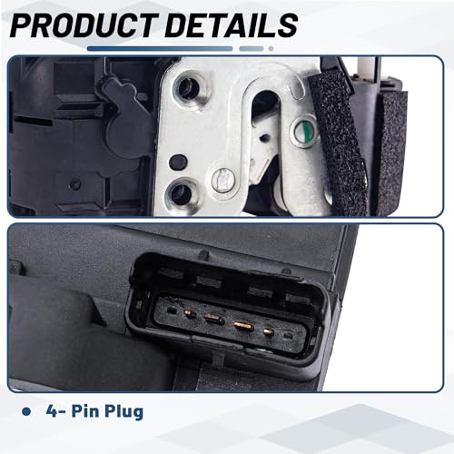 Image of KELOKE Door Lock Latch Actuator Compatible with Nissan Versa 2007 2008 2009 2010 2011, Front Left Driver Side, Replaces# 80501EL00A