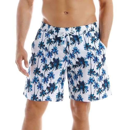 Men's Swim Shorts Swim Trunks Boyleg Classic Beach Pocket Elatic Waist Casual Drawstring