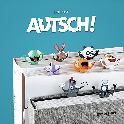KXT Witzige 3D Lesezeichen - Original AUTSCH! Cartoon Tiere - Lustiges Geschenk für Kinder und Erwachsenee (Esel)