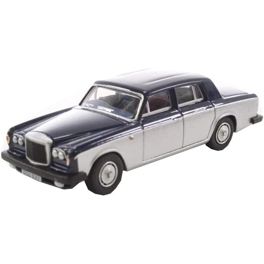 Oxford Diecast 1:76 Bentley T2 Saloon Seychelles Blue/Shell Grey Collectable model 76BT2004