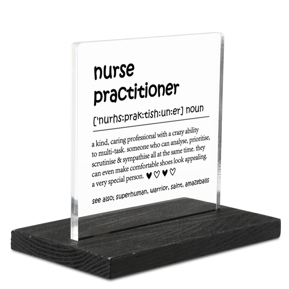Nurse Practitioner Gifts - Thank You & Birthday Signs YTZ38