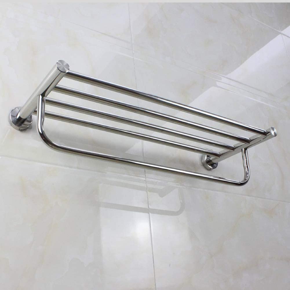 Portasciugamani in acciaio inox 304 da parete, 600 mm/500 mm/400 mm, ideale per cucina, bagno, hotel e servizi igienici