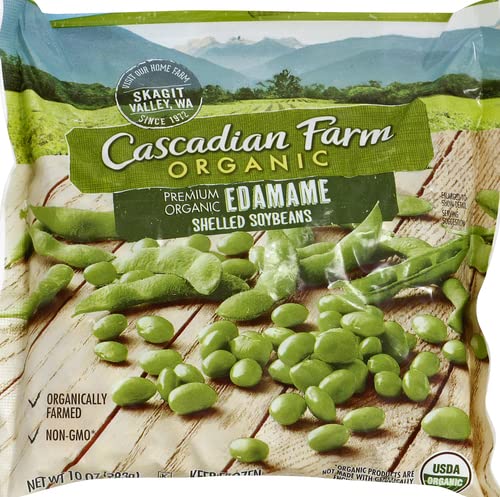 Cascadian Farm Organic, Edamame, Premium Frozen Vegetables, Non-GMO, 10 oz Bag