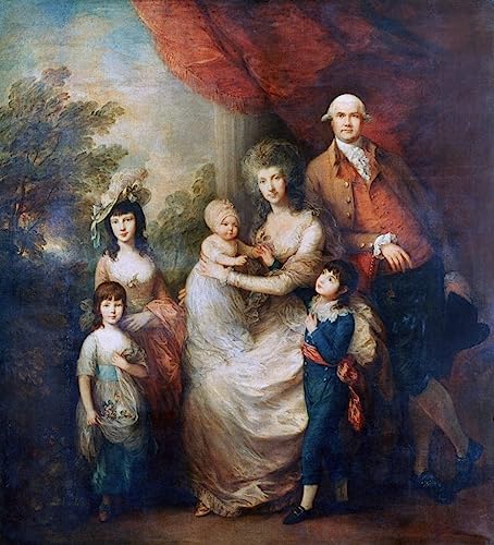 Peinture sur Toile Gainsborough Style Nordique pour l'Ambiance Cosy de la Chambre
