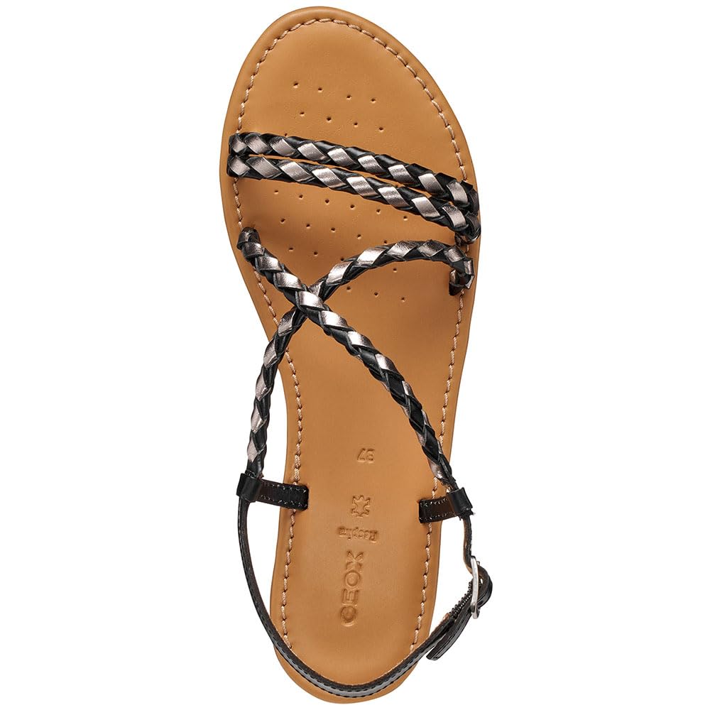 Geox D Sozy S A, Sandalia Plana Mujer