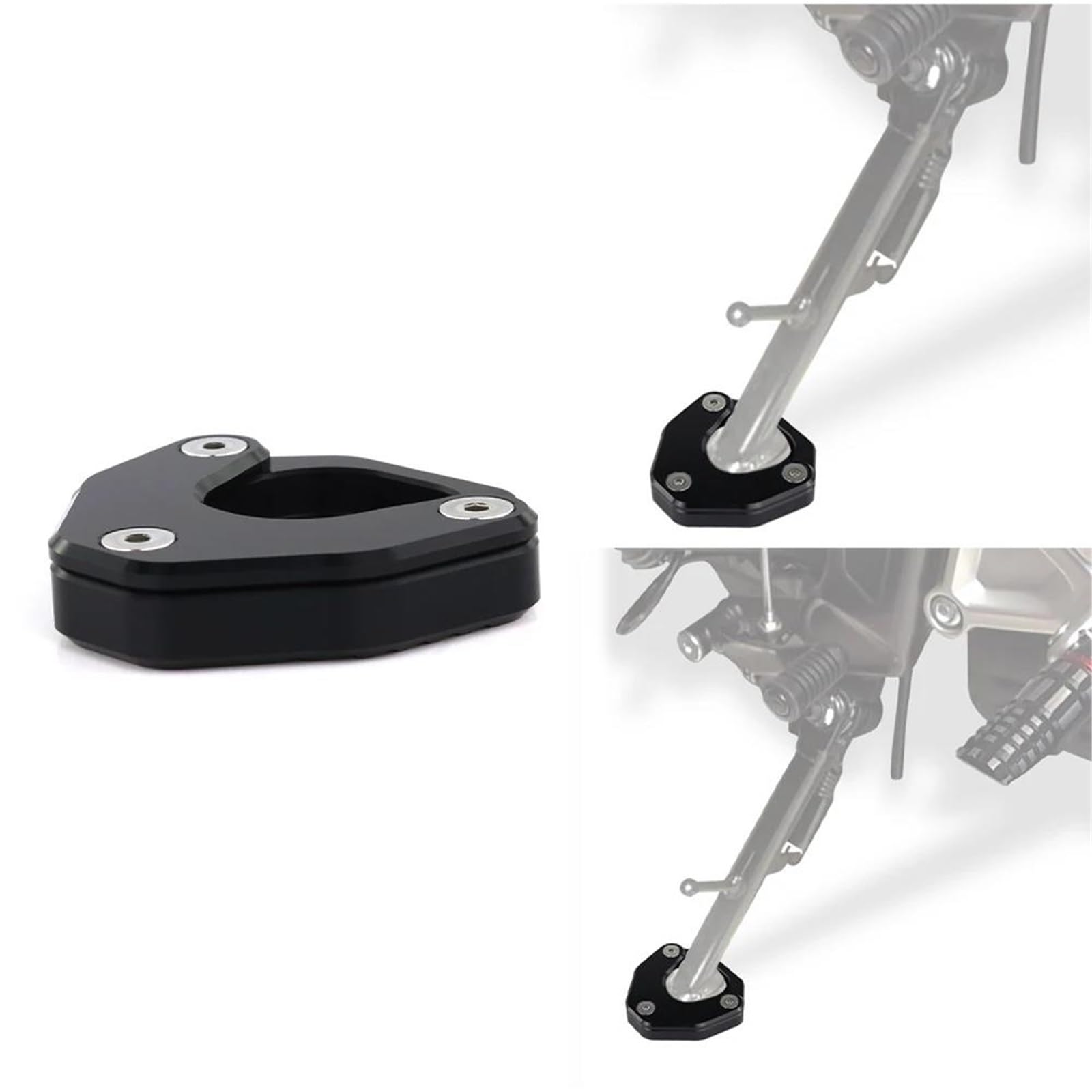 Rivestimenti Laterali Moto Cavalletto Extender Cavalletto Laterale Estensione Piastra di Supporto per CBR600RR CBR 600 RR 2007-2023 2024