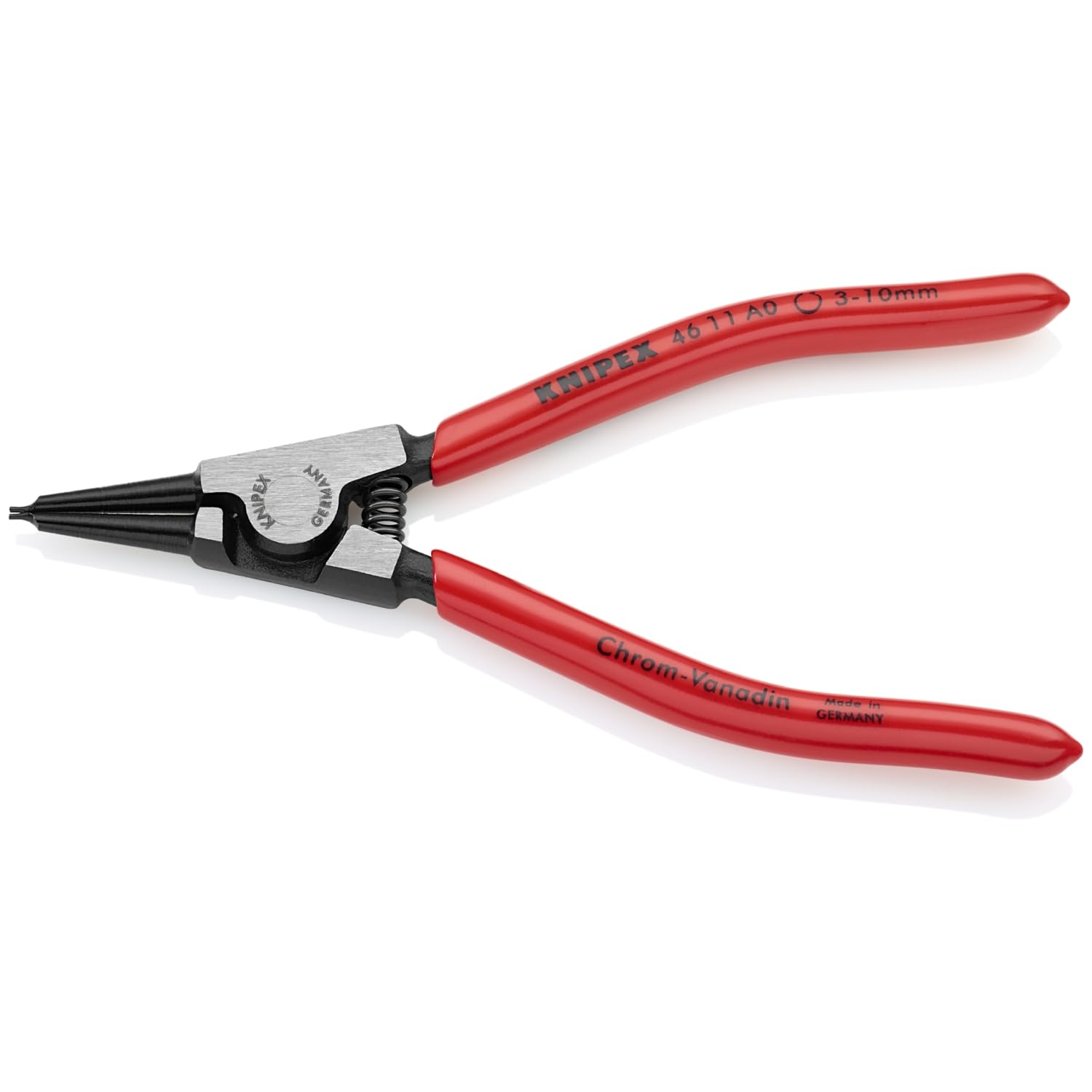 Knipex 46 11 A0 External retaining ring pliers, straight, size A0, 5-3/4 in.