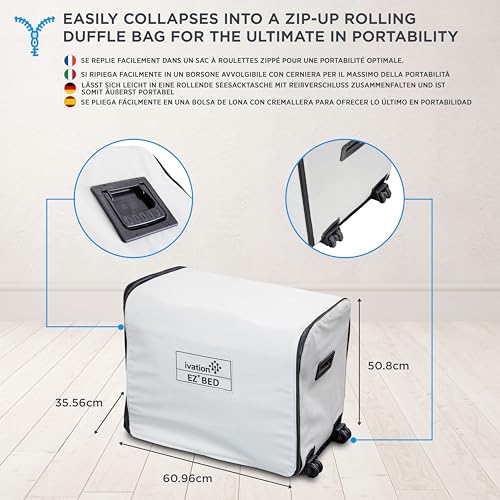 Lit d'appoint gonflable Ivation EZ-Bed pour éviter le mal de dos des invités - 5