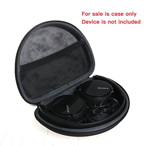 Hermitshell Hard Travel Case For Sony Mdrzx110Nc Noise Cancelling Headphones / Mdrzx110 Zx Series Stereo / Mdrzx110Ap Extra Bass Smartphone Headset (Size 1) #TOP1