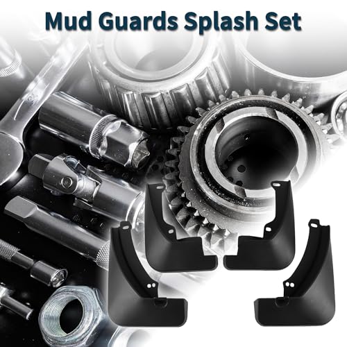 Image of Mud Flaps Splash Guards for Skoda Octavia 2015-2017 W /Mount Accessories Mud Guards Front and Rear 1 Set