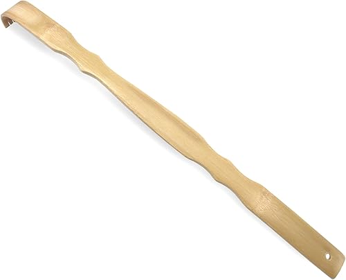 Masajeador de espalda, rascador de espalda, rascador de espalda de bambú, rascador de espalda para hombres, mujeres y adultos, 17 pulgadas