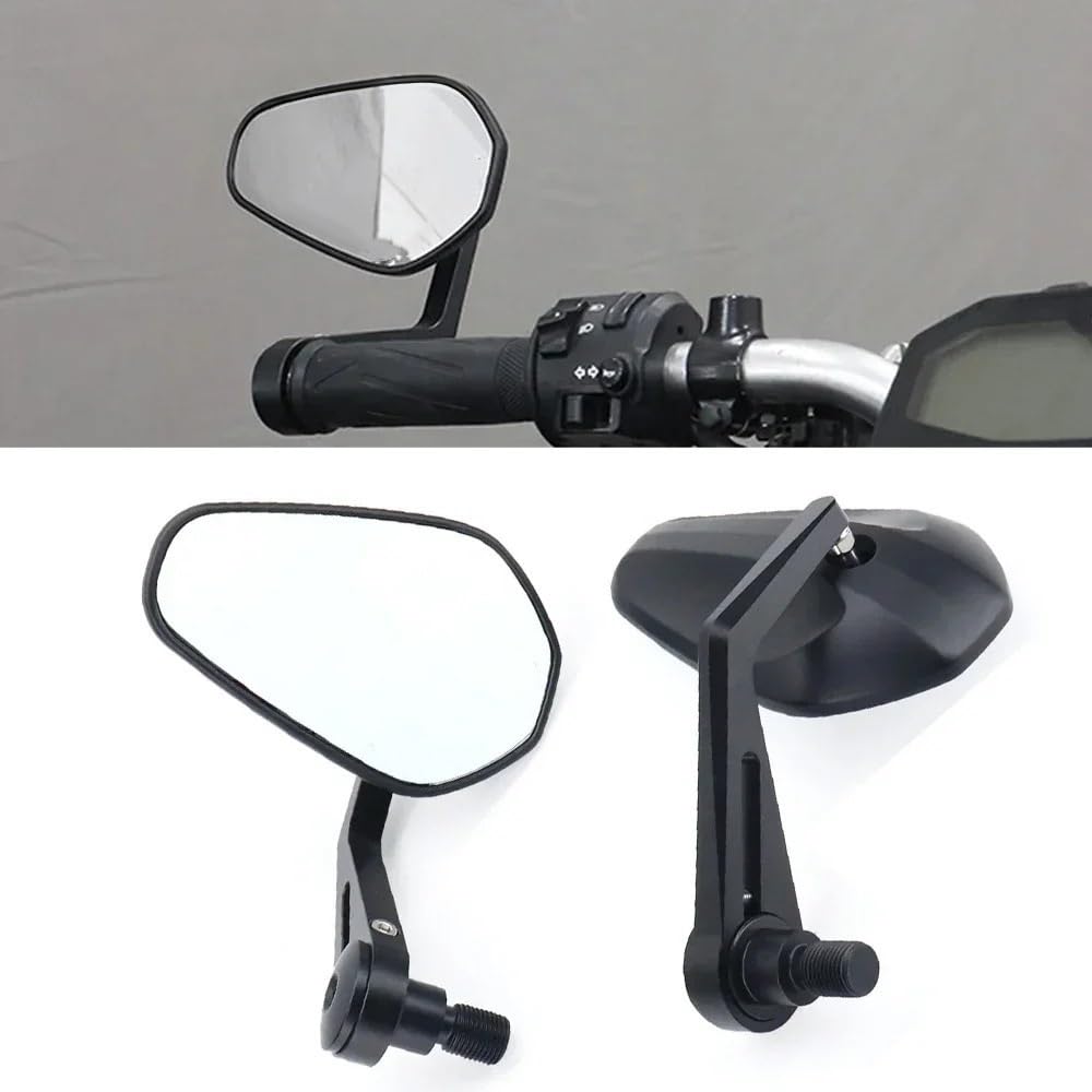Do MT07 09 SP 10 Do XSR700 900 Moto Lusterko końcówkowe kierownicy | Lusterko Lewy prawy koniec kierownicy Obrót motocykla(Long)