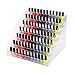 7 Tiers Essential Oils Nail Polish Rack Acrylic Lipstick Holder Display Stands Dropper Bottle Organizers Wide Tall Dresser Balls Commodity Goods Shelf for Store Shop Countertop Checkout Counter Case