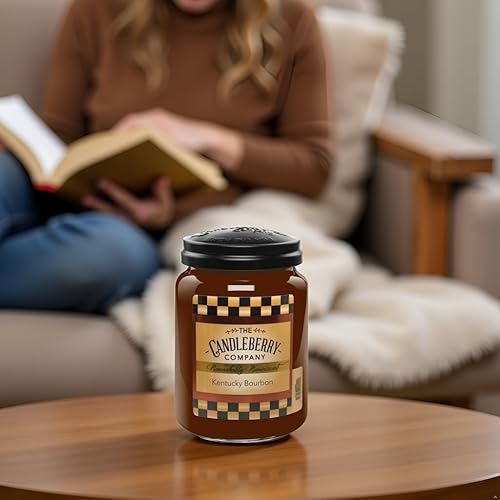 Miniatura 8 de Candleberry Candles Kentucky Bourbon Fragancias fuertes para el hogar Vertido a mano en los Estados Unidos Altamente perfumado Tiempo de