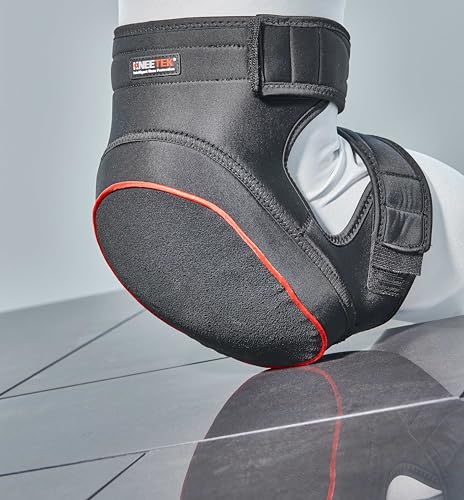 Kneetek Knieschoner SAFETEK KevSafeSoft | glatte empfindliche Untergründe | rutschfähige Knieschützer für optimale Entlastung beim Arbeiten | Schonende Kniepolster