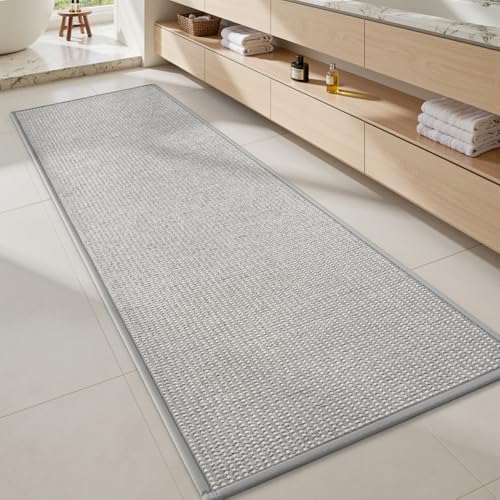 MontVoo Chenille Runner Rug 24x47 - Non-Slip Bath Mat