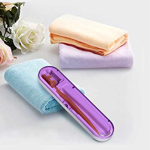 Toothbrush Case, eJiasu Toothbrush Holder Travel (Purple) - Thumbnail 5