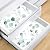 HAOKHOME Shelf Liner and Cabinet Liner Boho Leaf, Self-Adhesive Drawer Liners, Peel and Stick Contact Paper for Kitchen Cabinets and Cupboard, Bathroom Drawers, Green/White 17.3in x 6.5ft