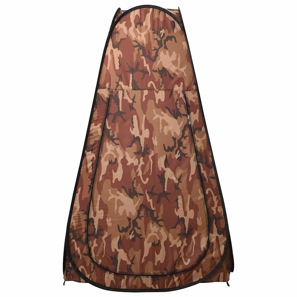 Namiot prysznicowy Pop-Up Camouflage z PA o wymiarach 120 x 120 x 200 cm, przenośny namiot przebieralni z ochroną przed wzrokiem, prysznic kempingowy i prysznic solarny, do ogrodu, na plażę