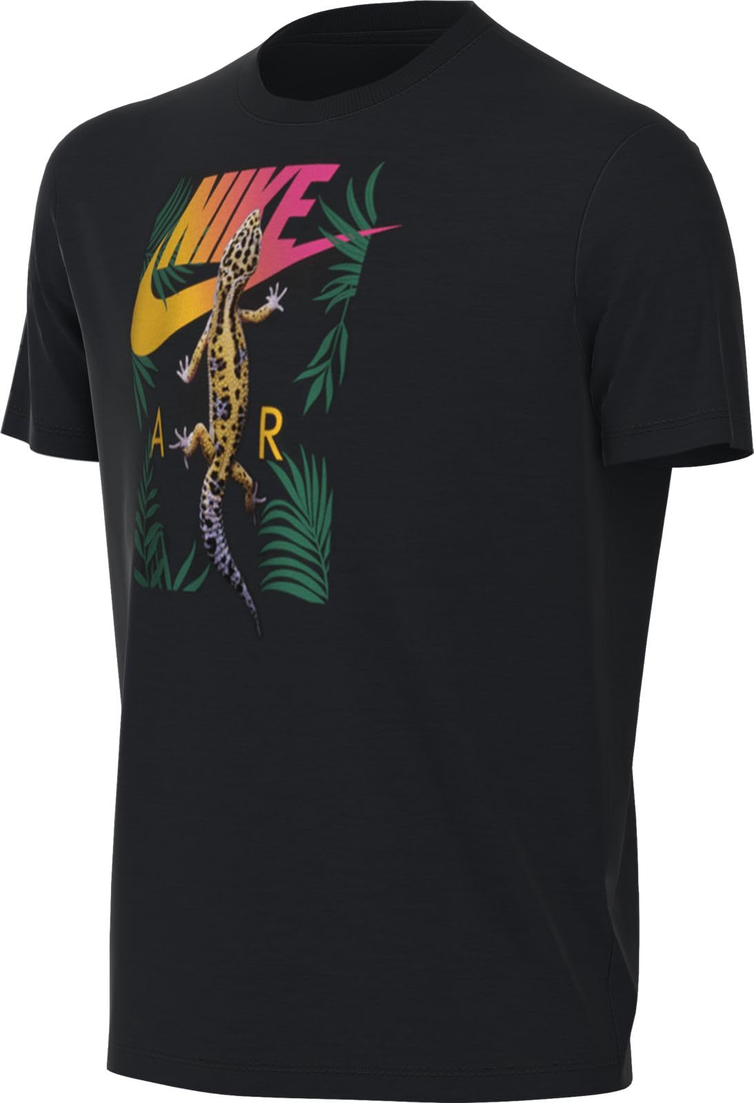 NIKE Boy's Sportswear T-Shirt, Black, S