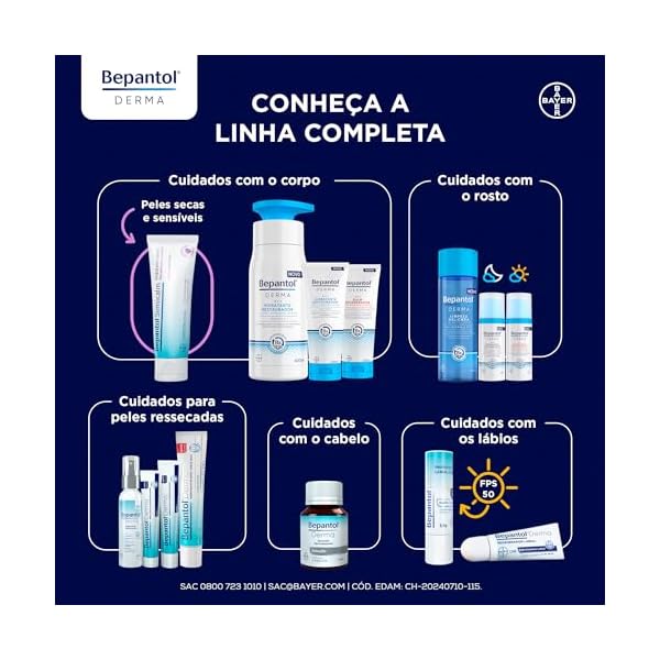Bepantol Derma Toque Seco 30g, Oil Free, Hidratante Facial e Corporal - Imagem 7