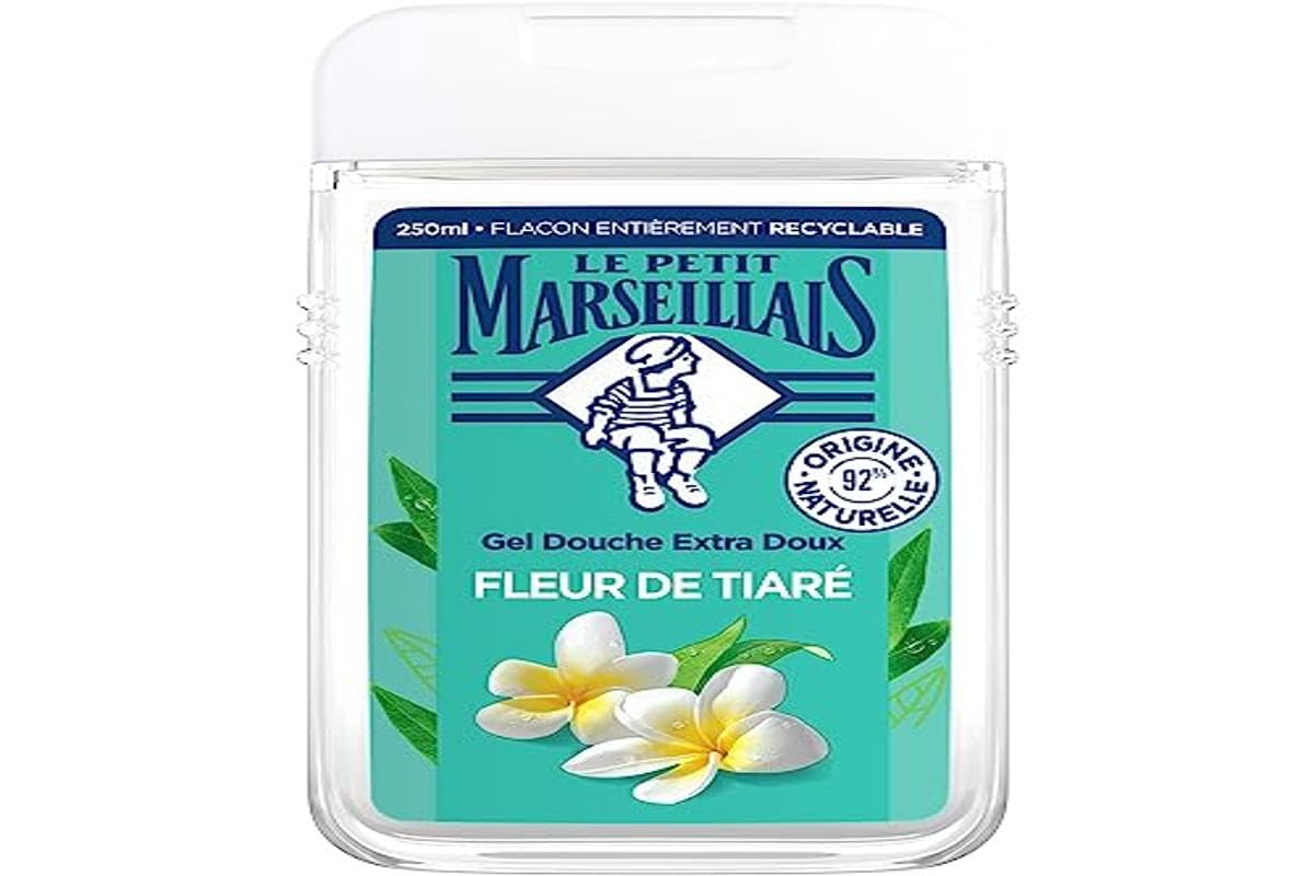 Le Petit Marseillais Gel Douche Extra Doux Fleur de Tiaré Extra Delicato Doccia Gel Tiaré Fiore 250 ml dalla Francia