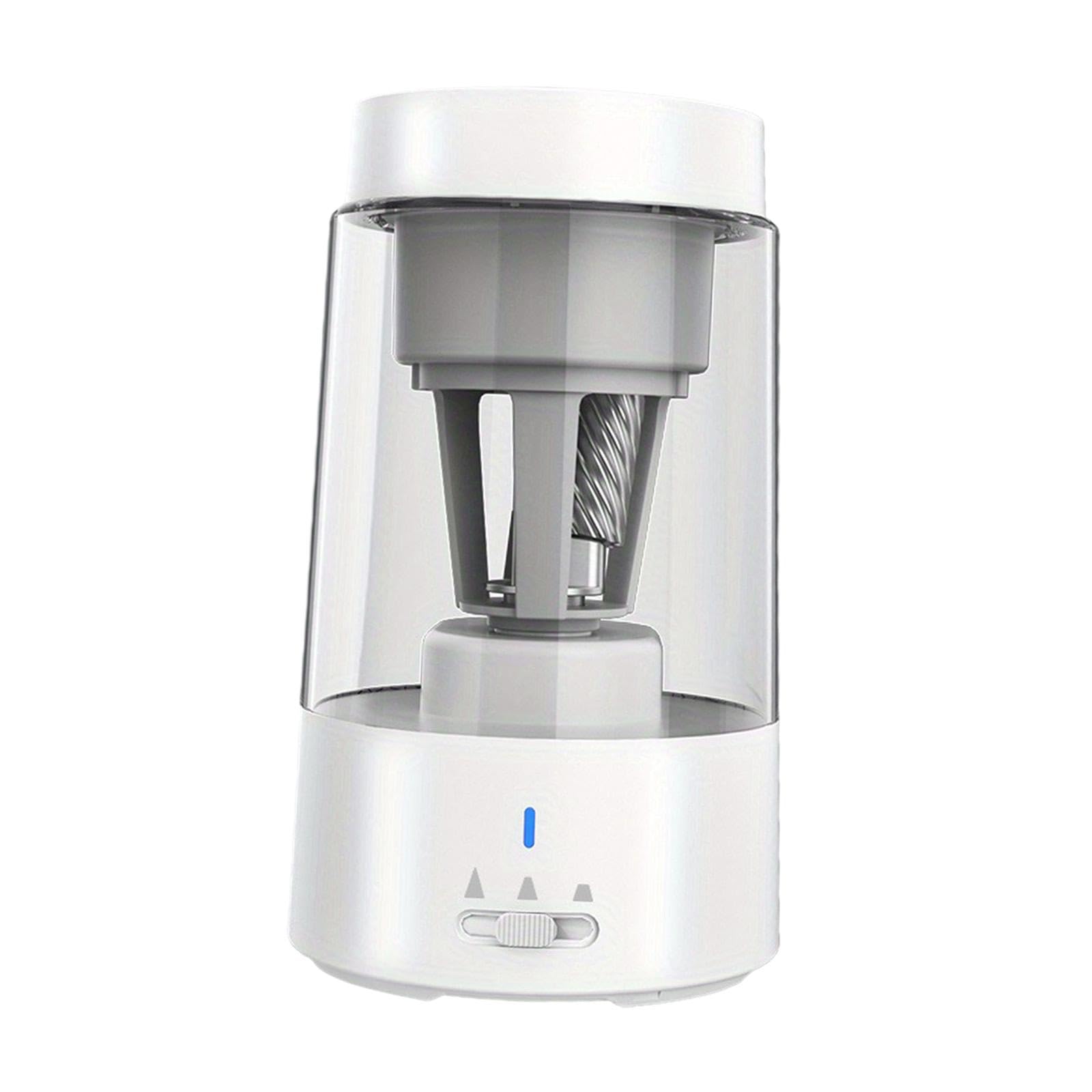 Temperamatite elettrico automatico per ufficio, casa, artisti, bianco
