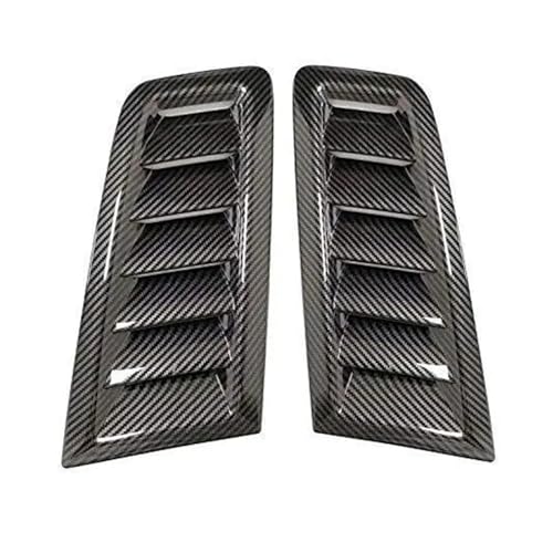 Rejillas de ventilación de capó para Seat Ibiza 6L con acabado negro brillante