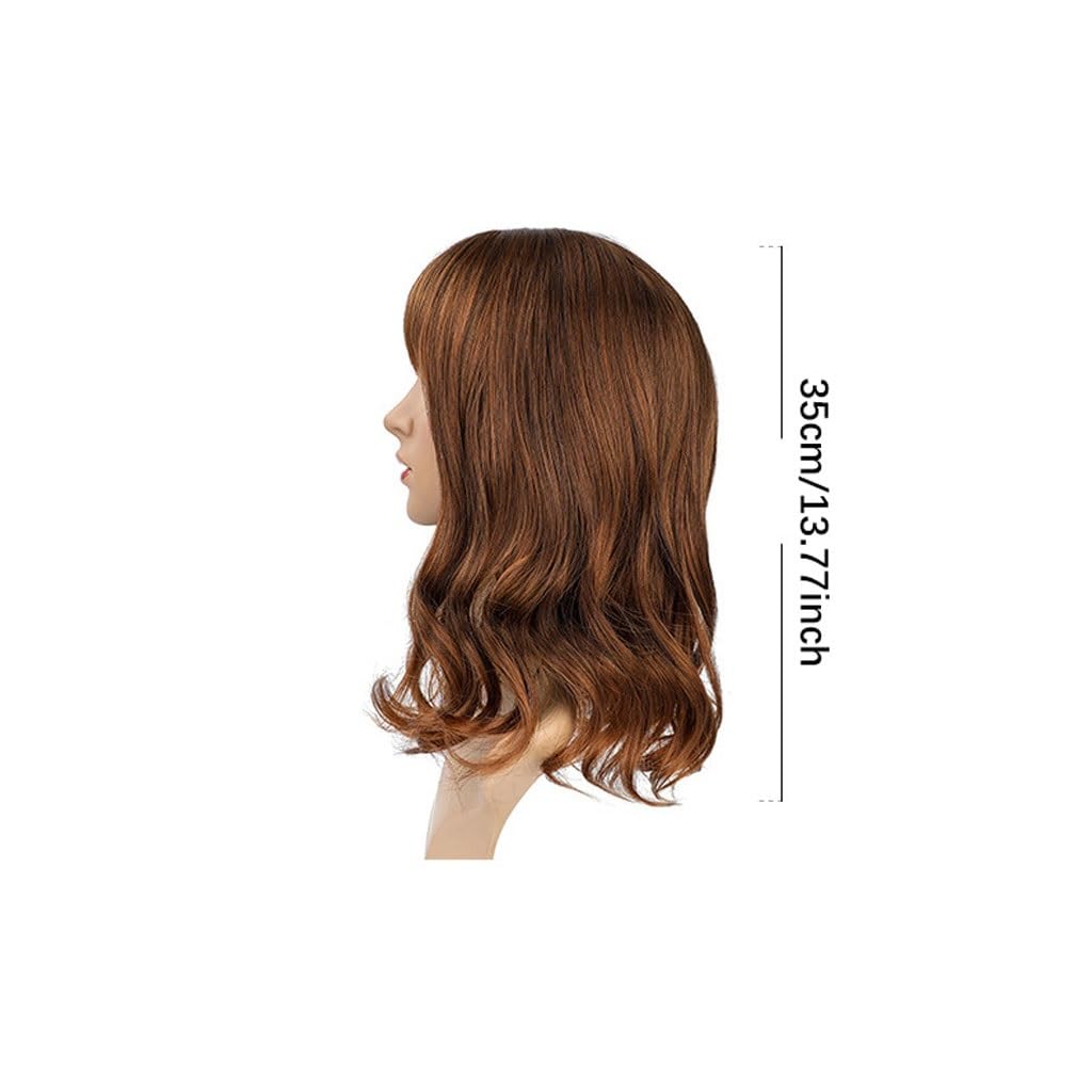 Parrucca Parrucche Capelli ricci lunghi da donna naturali realistiche alla moda a testa piena Parrucche