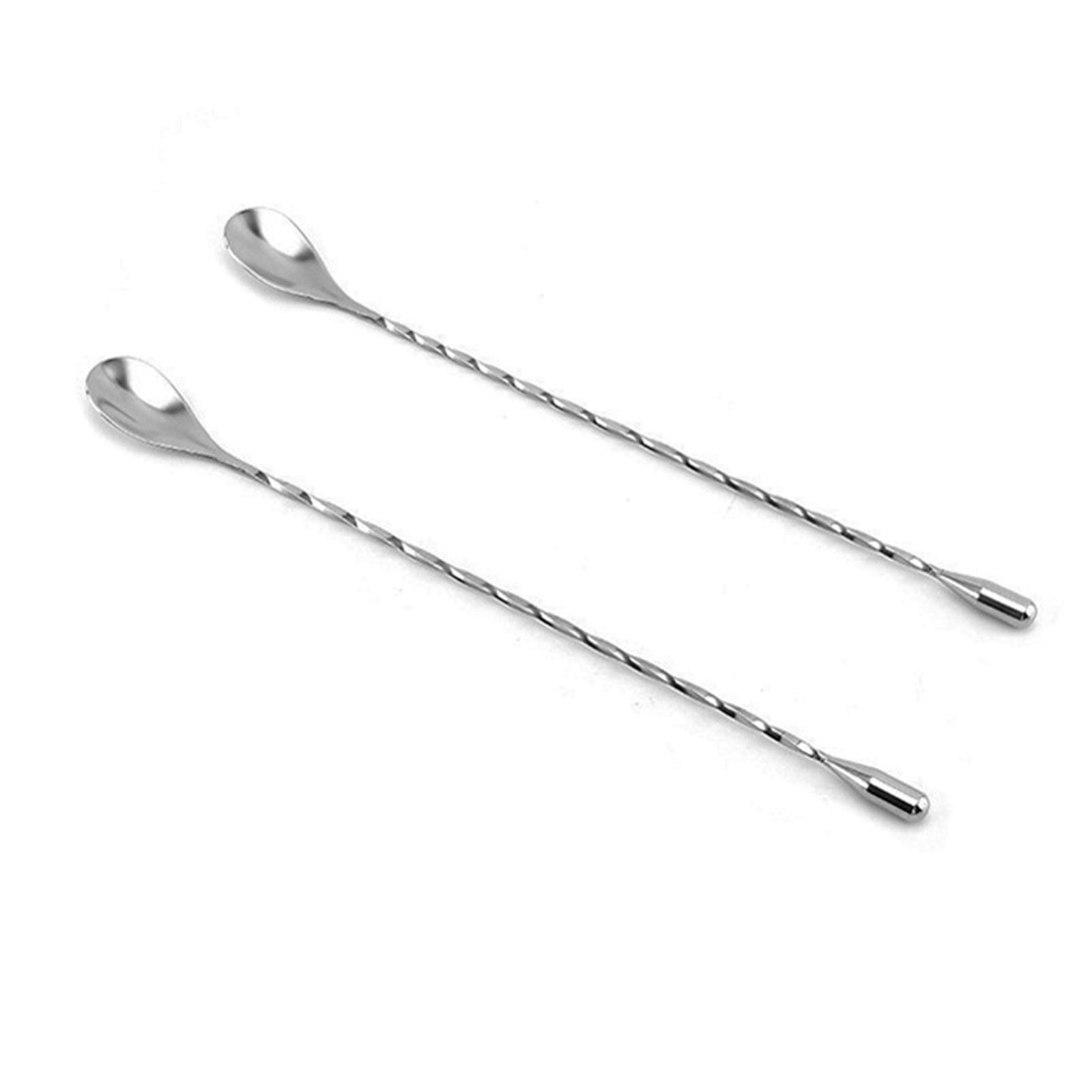 Towle Living Basic Stainless Steel Ice Beverage Spoon, Set of 4