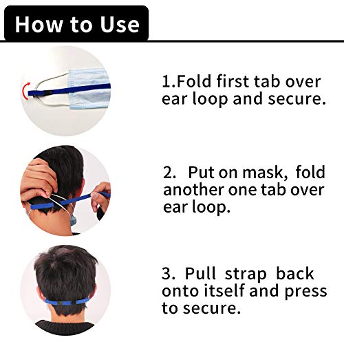 Nylon Velcro - Porta Mascherina,Reggi Mascherine