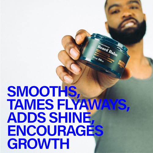 Scotch Porter Conditioning Beard Balm – Smooth, Shape, Moisturize & Soften Coarse, Dry Facial Hair while Encouraging Growth for a Fuller/Healthier-Looking Beard – Original Scent, 3 oz. Jar3