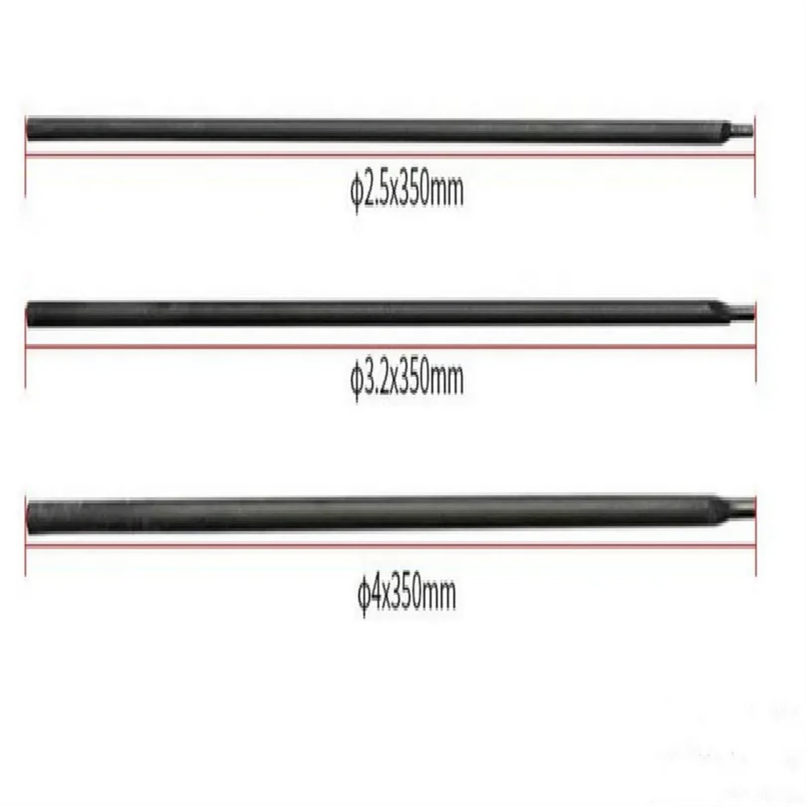 Varilla De Soldadura Varillas de Soldadura de Hierro Fundido Z208 de 2,5 mm, 3,2 mm y 4 mm de diámetro Electrodos para Soldar(4mm)