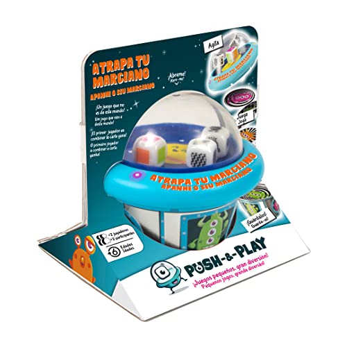 Bizak Push & Play Marciano, Juego de Reflejos y Habilidad para Poner a Prueba Todos Tus sentidos marcianos (64270012)