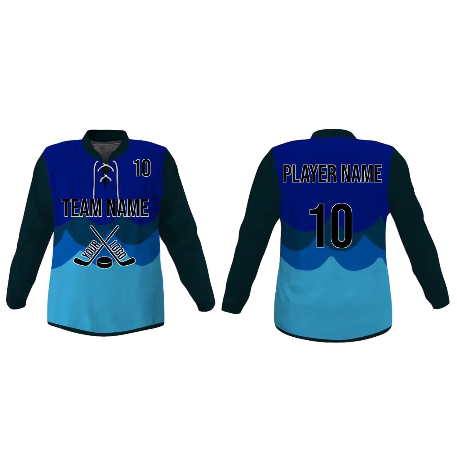 SGS Sports Gear Custom Hockey Jersey, Personalized Reversible or Standard Design with Name &amp; Number, Hockey Jersey
