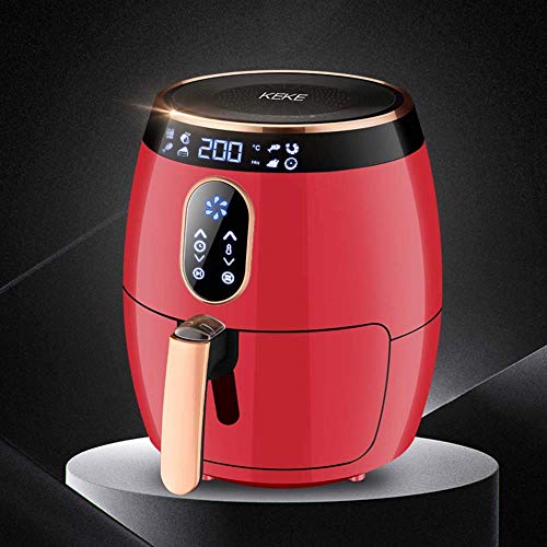 Luftfritteuse Multifunktions-Kunststoff-Luftfritteuse Für 360 ° Hochgeschwindigkeits-Heißluftzirkulation Haushalt Intelligente elektrische Fritteuse Frittenmaschine 1270W 2.6L-schwarz – Bild 5