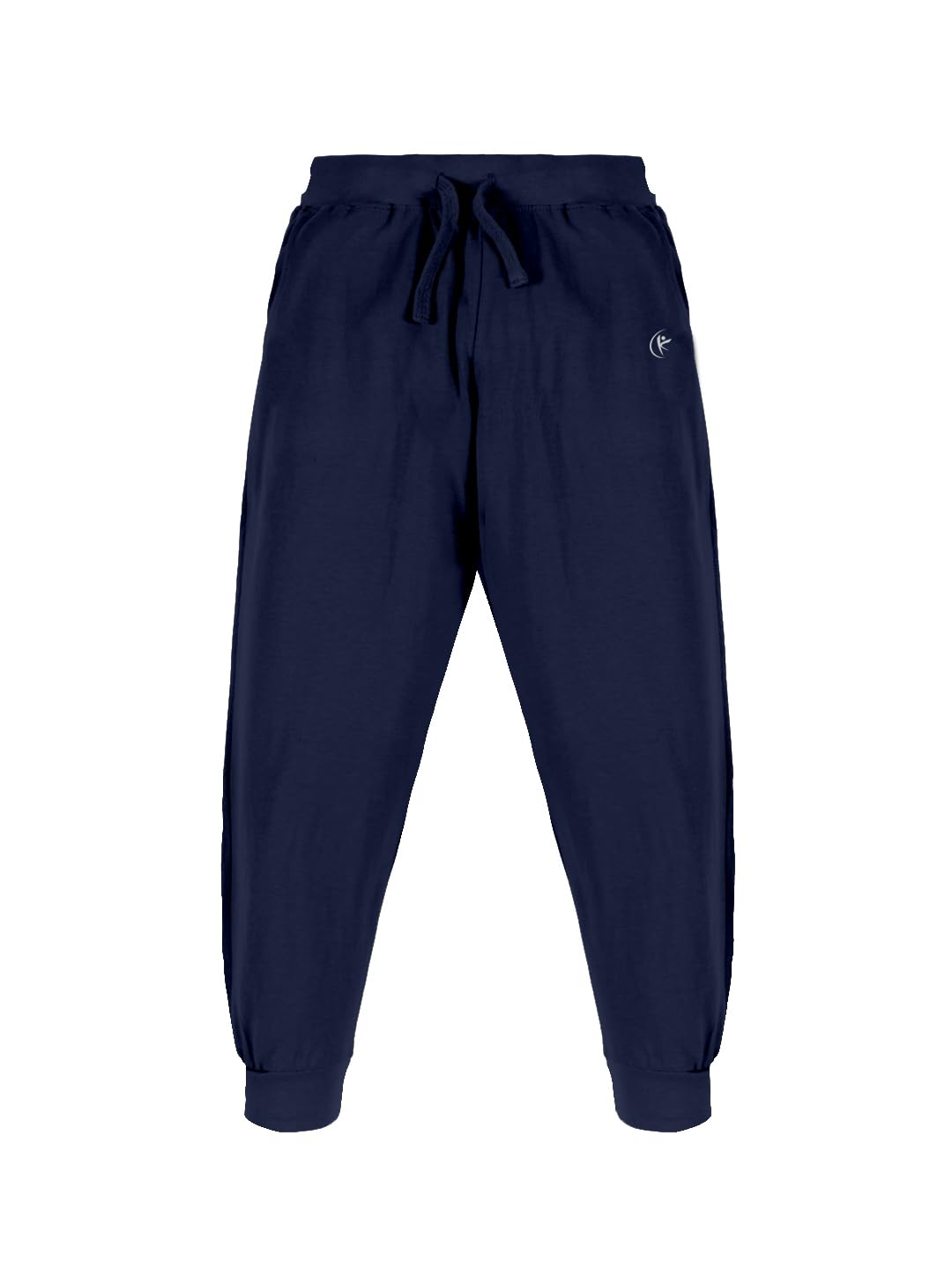 KiddoPanti 100% Cotton Track Pants for Boys & Girls | Black Color | Soft Single Jersey Fabric | Elastic Waist with Drawcord | Full Length with Rib Hem & Pockets | Joggers and Lowers for Kids-image-12