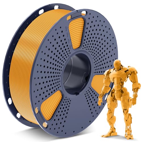 Image of SUNLU 3D Printer Filament - 1.75mm PLA, Light Gold, 1kg Spool (2.2lbs), FDM 3D Printer Compatible