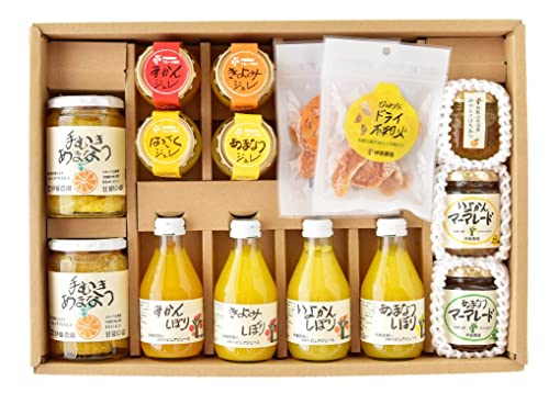 【みかん ギフト ジュース スイーツ】 みかんジュース ストレート ゼリー マーマレード はちみつ コンポート ドライフルーツ 詰め合わせ ギフト 伊藤農園 化学添加物不使用 スイーツ お返し みかんしぼり オレンジ 国産 お取り寄せ
