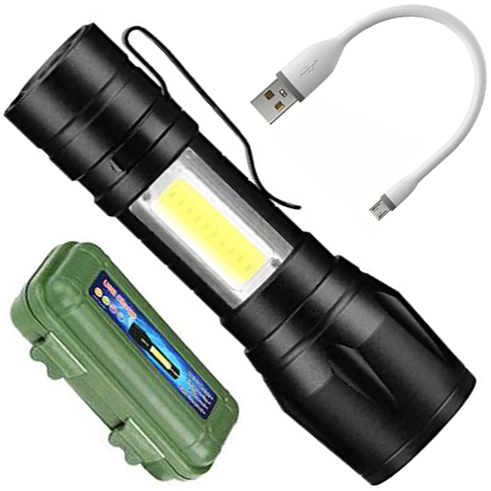 MGC 4Mode Small Sun 500 Meter Zoomable Waterproof Torchlight Led Metal Body Torch 10W Flashlight Torch Search Light Torch (B09GLT1KKQ) Amazon Price History, Amazon Price Tracker