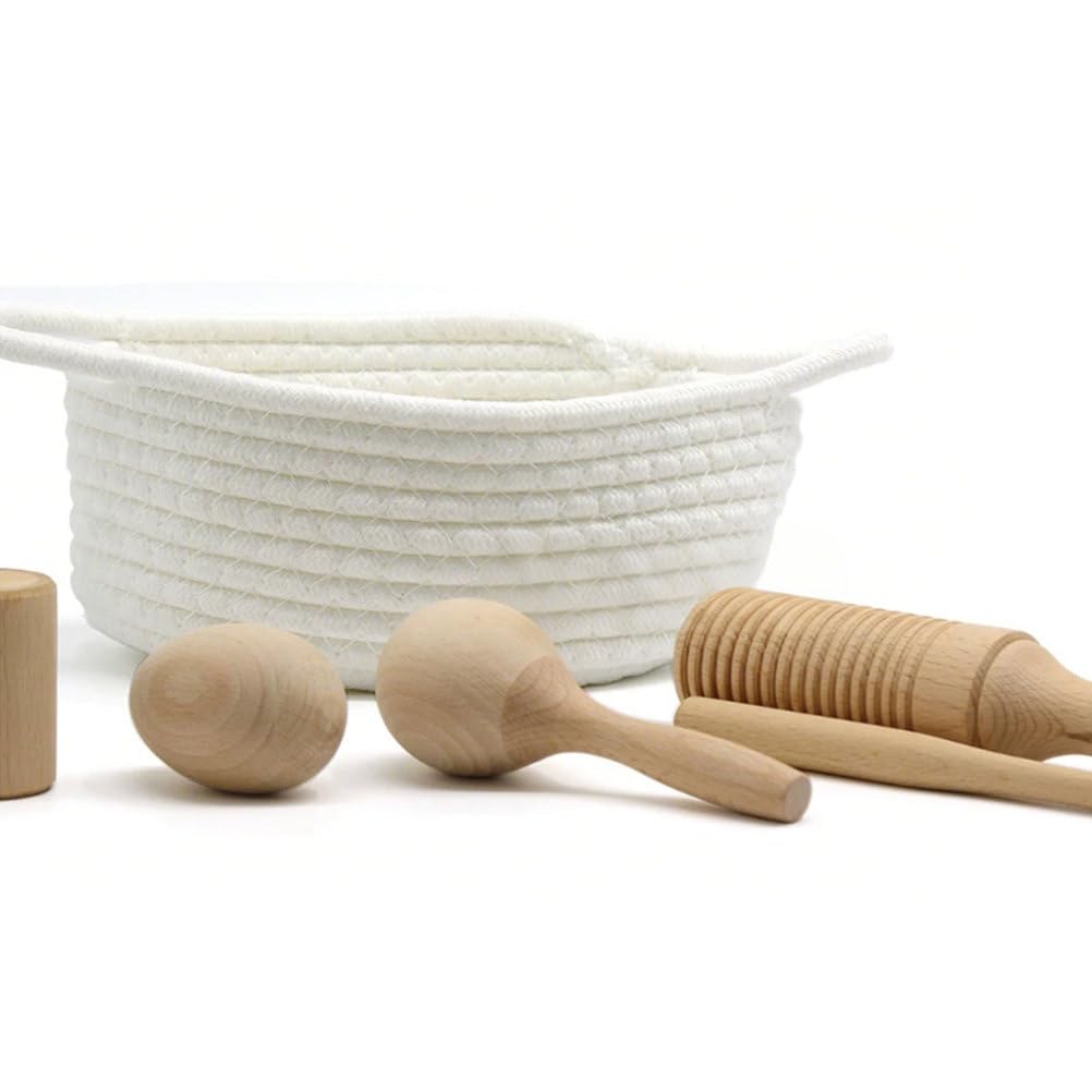 Zestaw muzycznych instrumentów Montessori dla noworodków (grzechotki, shaker, rurka do naśladowania żab), zabawka wspierająca rozwój sensoryczny i słuchowy